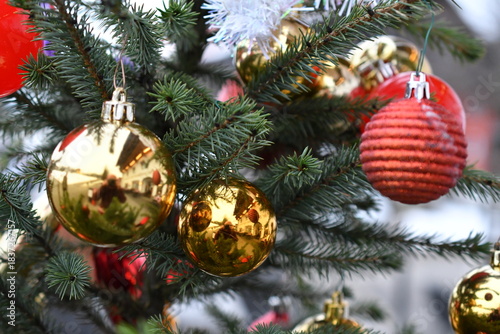 Weihnachtsdekoration in Seefeld in Tirol