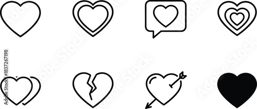 An extensive collection of two-tone icons representing various atmospheric conditions, including sunny, cloudy, rainy, snowy, lightning, moon,