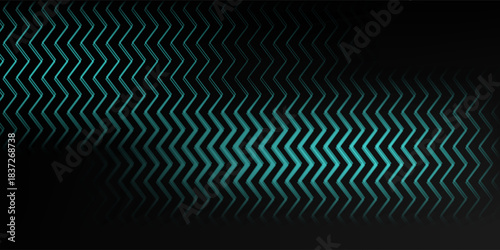 abstract black background with diagonal lines, cyan color
