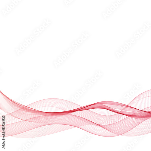 Abstract vector background, orange waved lines for brochure, website, flyer design. Transparent smooth wave. eps 10