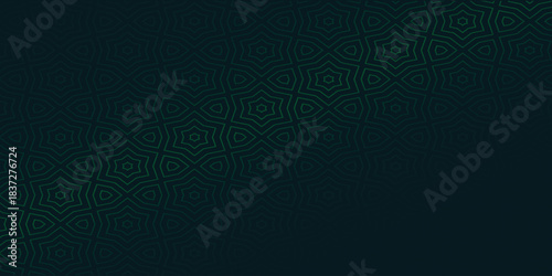 Modern Dark Green Abstract Pattern with Gradient Lighting