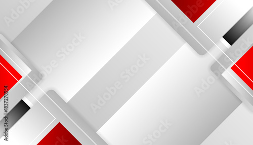 Red white professional geometric background design