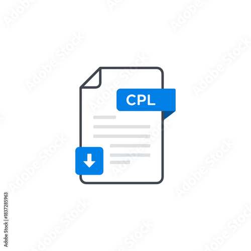 Document with CPL extension and download icon.