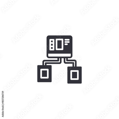 A connected medical diagnostic device symbolizing patient monitoring, healthcare analysis, and hospital equipment functionality.