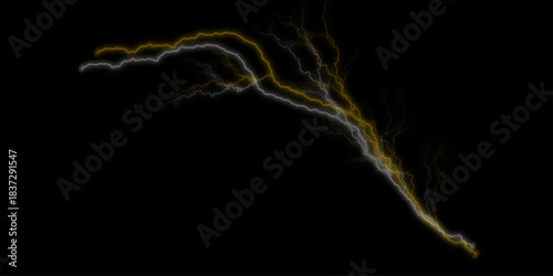 Beautiful abstract colorful grunge marble on black background. Dark neon marble banner abstract stone background. Set of three electric lightning effects with glowing highlights.