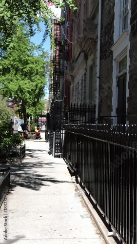 Wallpaper Mural narrow street in the city Torontodigital.ca