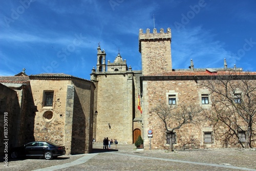 Plaza de las Veletas, Cáceres, Extremadura, Spain.