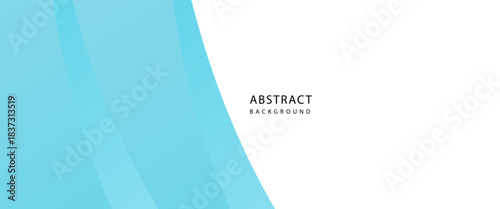 Smooth light blue wave background with modern curves and white space, suitable for clean and professional layouts. suit for in poster, website