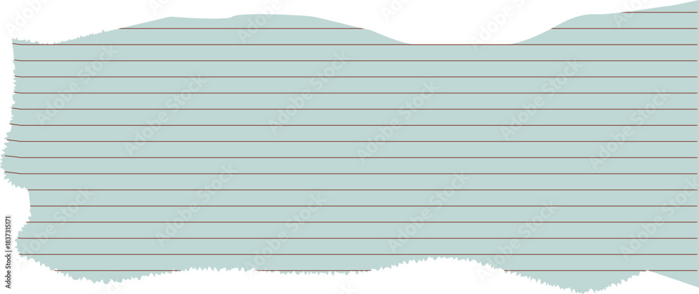 Obraz premium Torn Lined Paper Notepad Background Texture Design with vector illustration