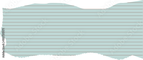 Torn Lined Paper Notepad Background Texture Design with vector illustration