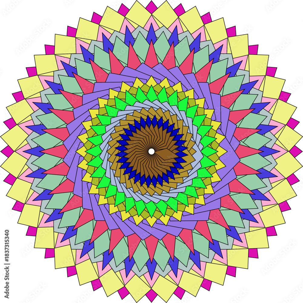 Obraz premium abstract colorful background Mandala Designs