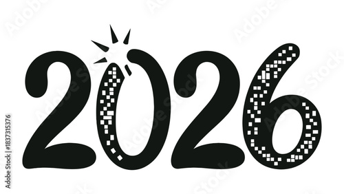 2026: A visual representation of the year 2026, the image features bold, stylized numbers with a special effect or embellishment to catch the eye. The aesthetic is clean and modern.