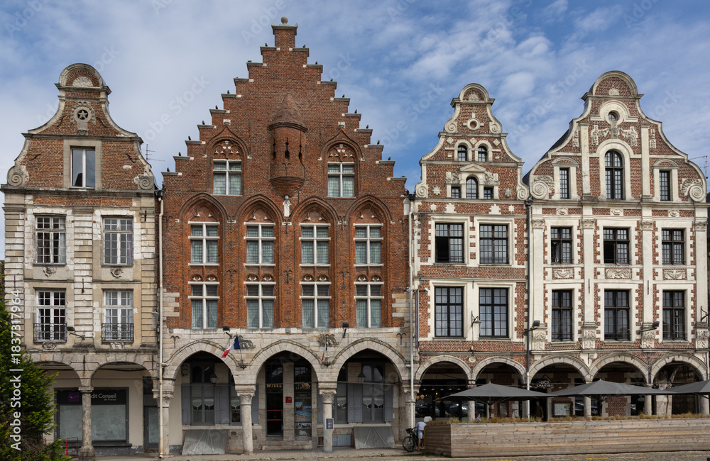 Fototapeta premium Façades baroques d'Arras