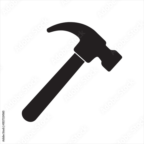Wallpaper Mural hammer tool icon vector illustration Torontodigital.ca