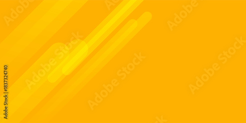 Solid yellow orange background with diagonal shiny yellow lines and shapes.