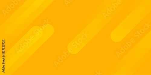 Solid yellow orange background with diagonal shiny yellow lines and shapes. Forming a gradient transition and dynamic concept. Depth effect for a clean, minimalist, textured modern abstract design