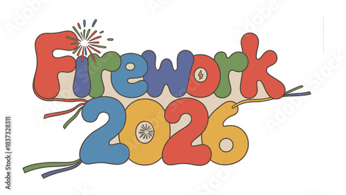 Fireworks 2026 Celebration: A vibrant and colorful display of fireworks explodes, symbolizing the excitement and anticipation for the upcoming celebration of 2026.