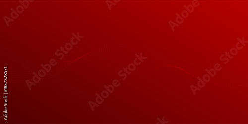 Elegant red gradations background with wavy curved lines creating a smooth wave effect