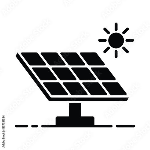 Solar panel harnessing sunlight for renewable energy