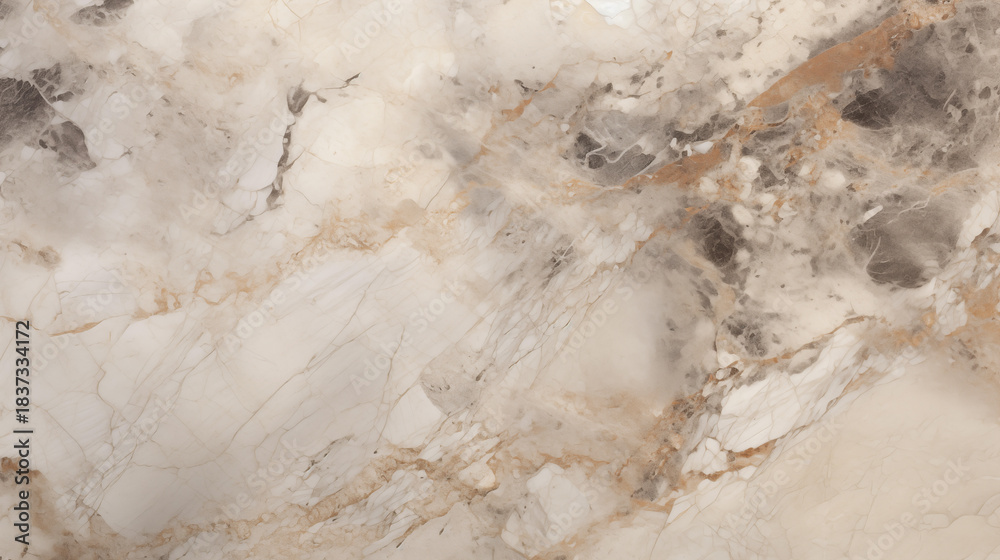 Fototapeta premium Luxurious natural beige marble texture background with elegant gold brown veining Ideal for modern interior design