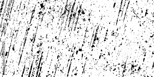 Abstract texture grunge made of diagonal streaks and distressed lines, black ink on a white background. grunge scratch patterns, chaotic linear noise. dirty monochrome pattern of the old worn surface.