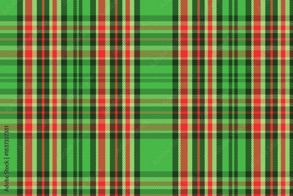 Obraz premium St. Patrick’s Day Seamless Green Plaid Striped Tileable Repeating Abstract Pattern Background