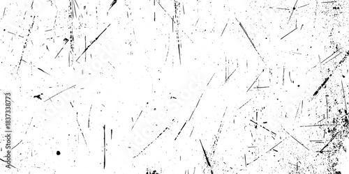 White and black ink splatter grunge dust particle and dust grain texture. grunge texture with scratches and cracks paint wall texture. dust overlay distress grain with scratch grunge urban background.