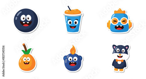 Cute cartoon emojis: fun expressions and adorable characters