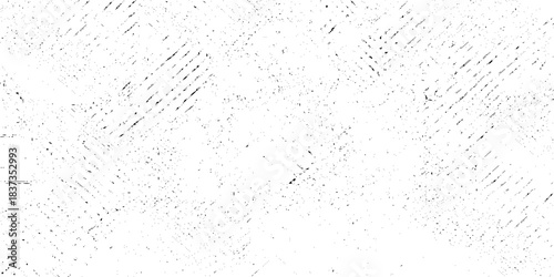 Abstract texture grunge made of diagonal streaks and distressed lines, black ink on a white background. grunge scratch patterns, chaotic linear noise. dirty monochrome pattern of the old worn surface.