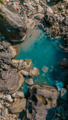 rocks in BLUE LAGOON