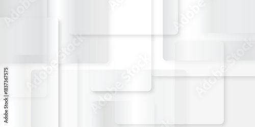 White color technology concept geometric line vector background, abstract stage in elegant futuristic, Seamless vector background, abstract geometric technological background.	
