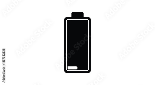 A full battery indicator displayed as a dark bold silhouette