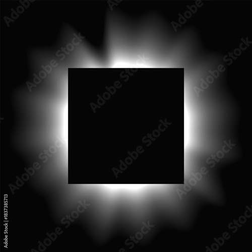 Square illuminate light frame