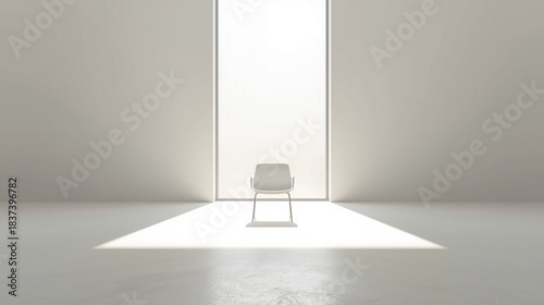 Minimal white chair design
Clean aesthetic concept focusing on balance and simplicity