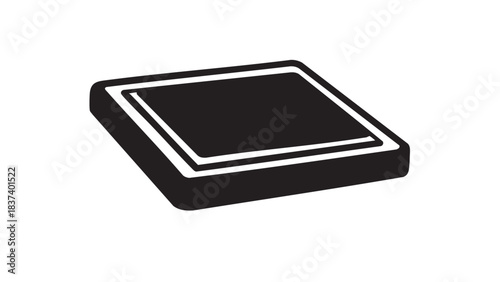 A black external computer keyboard isolated on white sits beside a portable digital laptop and a blank paper notebook, essential office equipment for modern business technology and information managem