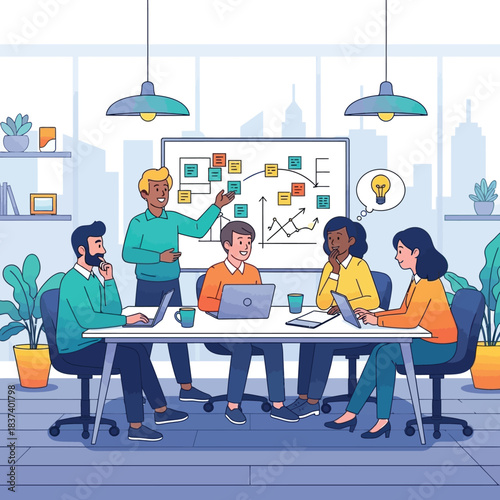 business meeting in the office