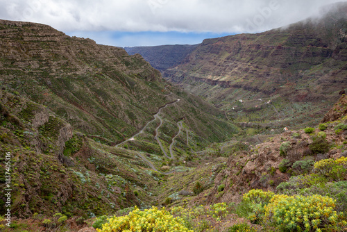 View down the Barranco 2
