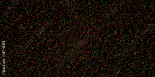 abstract green background with particles