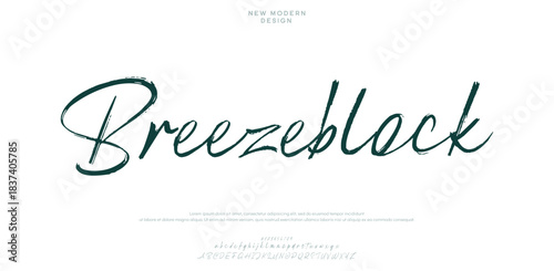 A clean, breezy handwritten script with smooth curves and a natural, relaxing aesthetic.