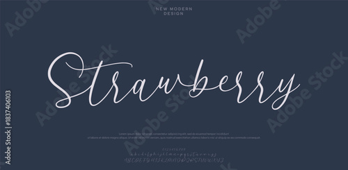 A bold, textured brush-style script with artistic movement and expressive strokes.