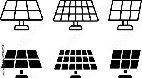 Solar Panel icons