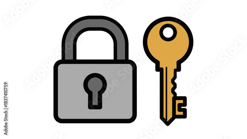 Security and Access: A visual representation of security and access, featuring a padlock and key. It evokes a sense of protection and control, key to unlocking or securing assets.