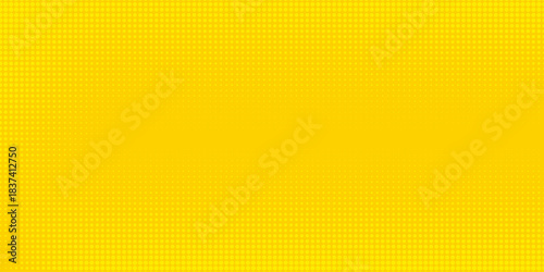 Dots halftone yellow orange color pattern gradient texture with technology digital background. Dots pop art comics with summer background.