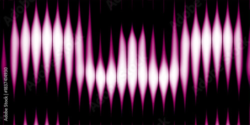 Abstract colorful sound wave line vector illustration with bright digital glow and equalizer pattern
