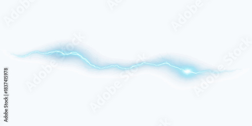 Abstract blue wave pattern with clean flowing liquid lines