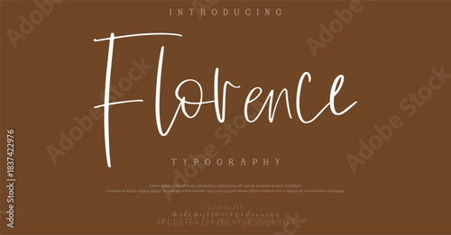 A simple yet elegant script with a hand-drawn feel, offering a sophisticated look with clean lines. Perfect for branding or minimalist designs.