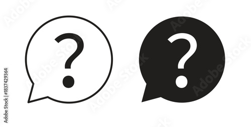 Help icons pack. icon for web design isolated on white background