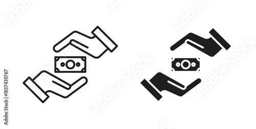 loan icons pack. icon for web design isolated on white background