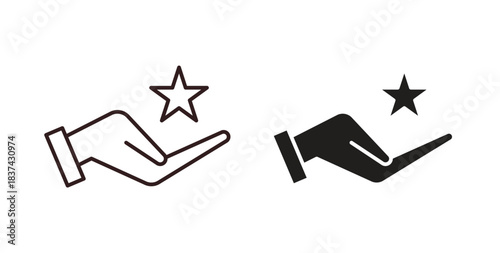 Loyalty program icons pack. icon for web design isolated on white background