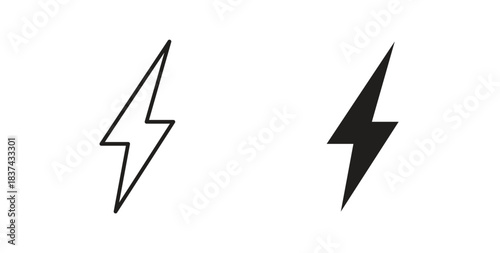 Power icons pack. icon for web design isolated on white background